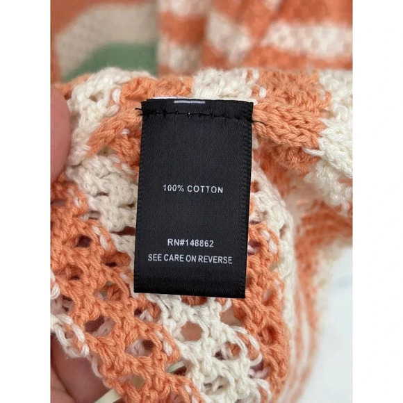 Torrid Womens Open Knit Striped Duster Cardigan Multicolor Size Medium - Picture 6 of 15